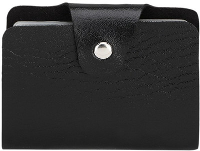 

DGH Men Casual Black Artificial Leather Card Holder(10 Card Slots), Blk-01