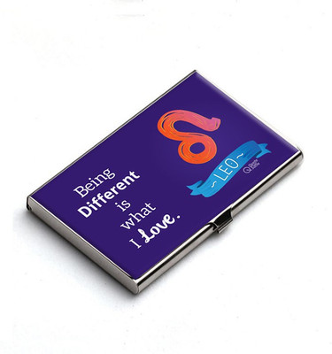 

QuoteSutra 10 Card Holder(Set of 1, Blue)