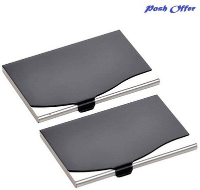 

Posh Offer S 6 Card Holder(Set of 2, Black)