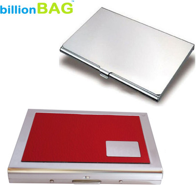 

billionBAG. 6 Card Holder(Set of 2, Red, Silver)