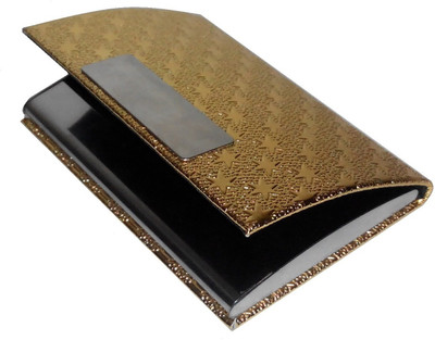 

Skovin 6 Card Holder(Set of 1, Gold)