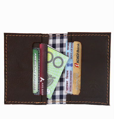 99Cells 8 Card Holder(Set of 1, Brown)