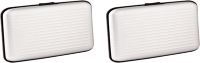 

Selfieseven Basic 8 Card Holder(Set of 2, Silver)