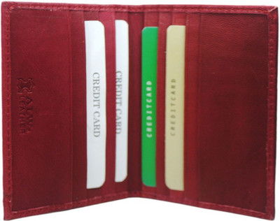 

Modish Designs Unisex 6 Card Holder(Set of 1, Red)