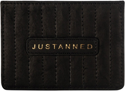 

Justanned 4 Card Holder(Set of 1, Black)
