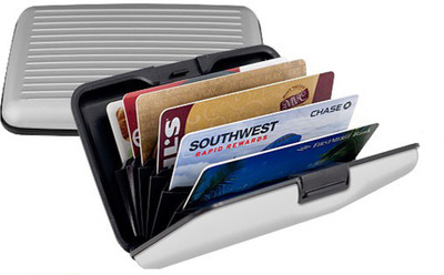 Best 6 Card Holder(Set of 1, Silver)