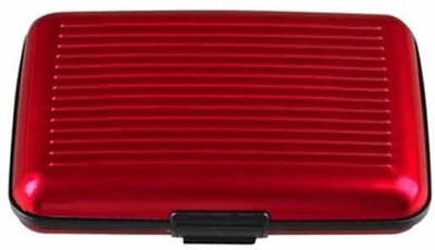 

CTW Men Red Plastic Card Holder(6 Card Slots), Red-7