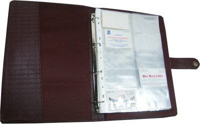 

Essart 200 Card Holder(Set of 1, Brown)