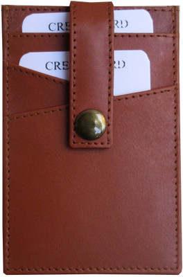 

eXcorio 4 Card Holder(Set of 1, Tan)
