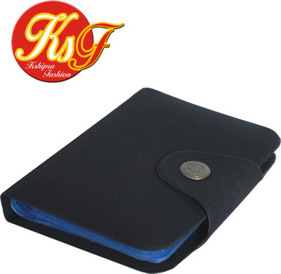

Kshipra Fashion Stylish 24 Card Holder(Set of 1, Black)