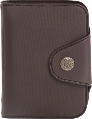 

UROOJ 6 Card Holder(Set of 1, Brown)