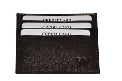 

DHide Designs 8 Card Holder(Set of 1, Black, Brown)