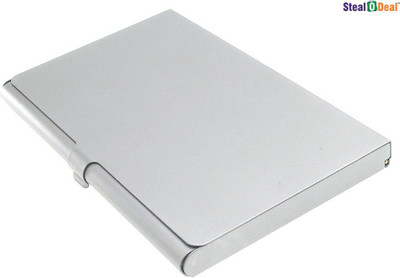 

Stealodeal Executive Steel 10 Card Holder(Set of 1, Silver)