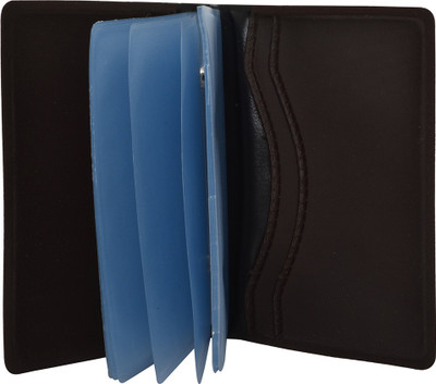 

Peacock Mundkar 15 Card Holder(Set of 1, Brown)