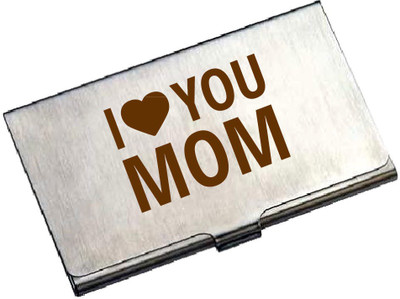 

Giftsmate Mother's Day 50 Card Holder(Set of 1, Silver)