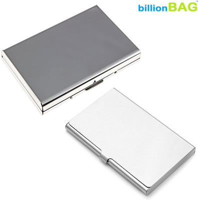 billionBAG 10 Card Holder(Set of 2, Silver)