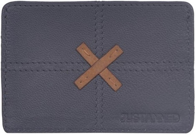 

Justanned 3 Card Holder(Set of 1, Grey, Tan)