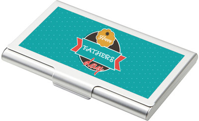 

SKY TRENDS Father's Day 15 Card Holder(Set of 1, Silver)