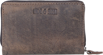 

Hide & Sleek 8 Card Holder(Set of 1, Brown)