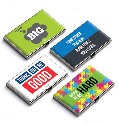 

QuoteSutra 10 Card Holder(Set of 4, Multicolor)