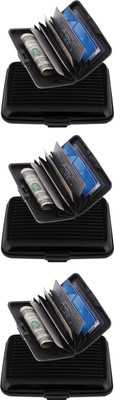 

Everything Imported 6 Card Holder(Set of 3, Black)