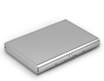 

Zblack 6 Card Holder(Set of 1, Silver)