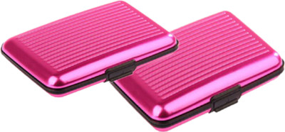 

Alexus 6 Card Holder(Set of 2, Pink, Pink)