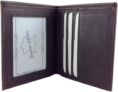 

GetSetStyle 3 Card Holder(Set of 1, Brown)