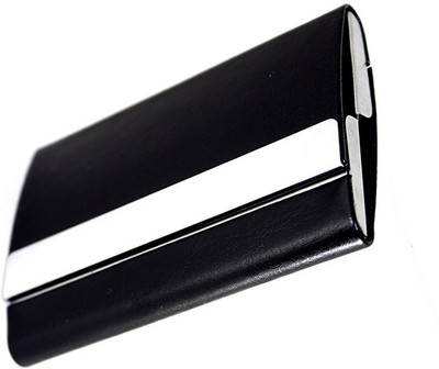 

Stealodeal Black two Side Open Steel 30 Card Holder(Set of 1, Black)