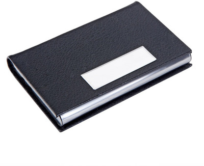 

Pyramid 10 Card Holder(Set of 1, Black)