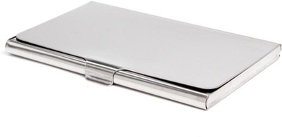 

Shine Fashion Men's 10 Card Holder(Set of 1, Silver)