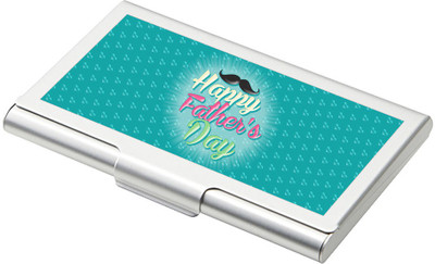 

SKY TRENDS Father's Day 15 Card Holder(Set of 1, Silver)