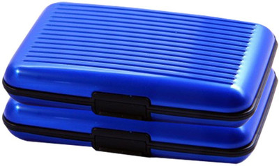 

Jazam 6 Card Holder(Set of 2, Blue)
