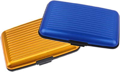

Alexus 6 Card Holder(Set of 2, Yellow, Blue)