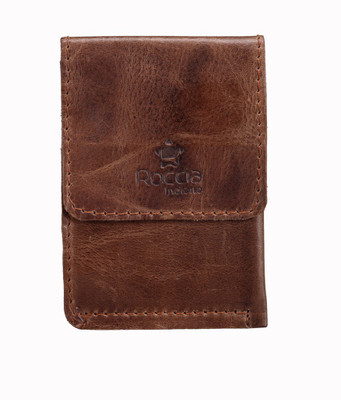 

Roccia Indiano Handcrafted Card Holder Cum Minimal Wallet 8 Card Holder(Set of 1, Tan)