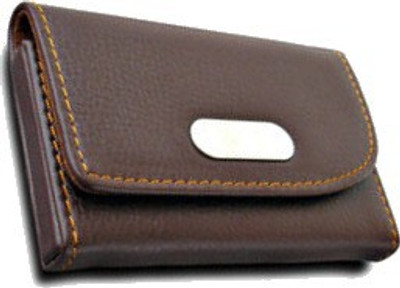 

U. R. GOD Business / Visiting 10 Card Holder(Set of 1, Brown)