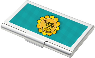 

SKY TRENDS Father's Day 15 Card Holder(Set of 1, Silver)