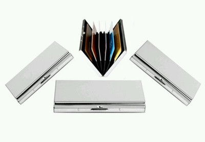 

Anas 6 Card Holder(Set of 4, Silver)
