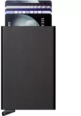 

U. R. GOD 4 Card Holder(Set of 1, Black)