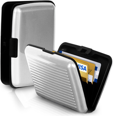 

Gurman Goods 6 Card Holder(Set of 1, Silver)