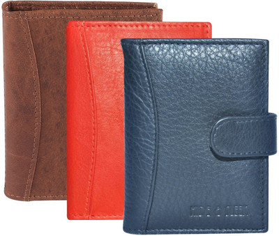 

Hide & Sleek 20 Card Holder(Set of 3, Multicolor)