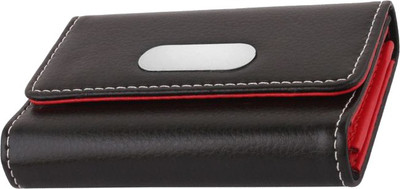 

ShopoSite 20 Card Holder(Set of 1, Black, Red)