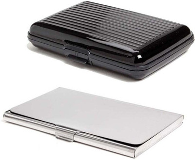 

UNIVERS 8 Card Holder(Set of 2, Black, Silver)