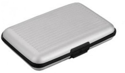 

Tuelip 6 Card Holder(Set of 1, Silver)