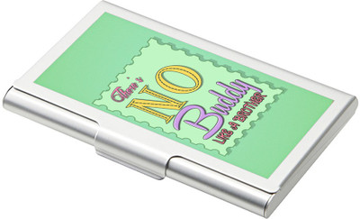 

SKY TRENDS 15 Card Holder(Set of 1, Silver)