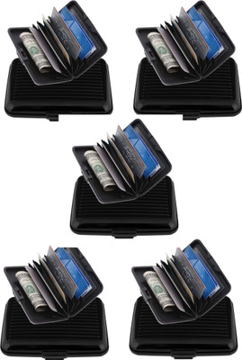 

Evana 6 Card Holder(Set of 5, Black)