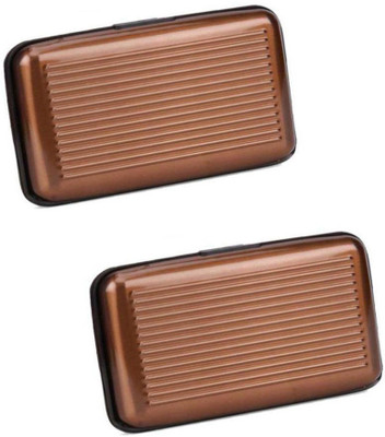 

SOI Wallets 6 Card Holder(Set of 2, Brown)