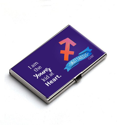 

QuoteSutra 10 Card Holder(Set of 1, Blue)
