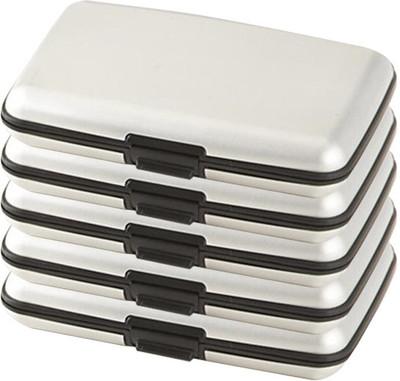 

Bemoree Pc-Alumasilver5pc 6 Card Holder(Set of 5, Silver)