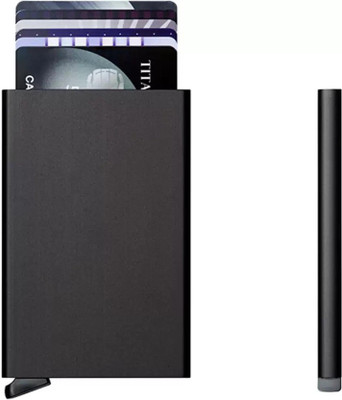 

ShopoSite 4 Card Holder(Set of 1, Black)